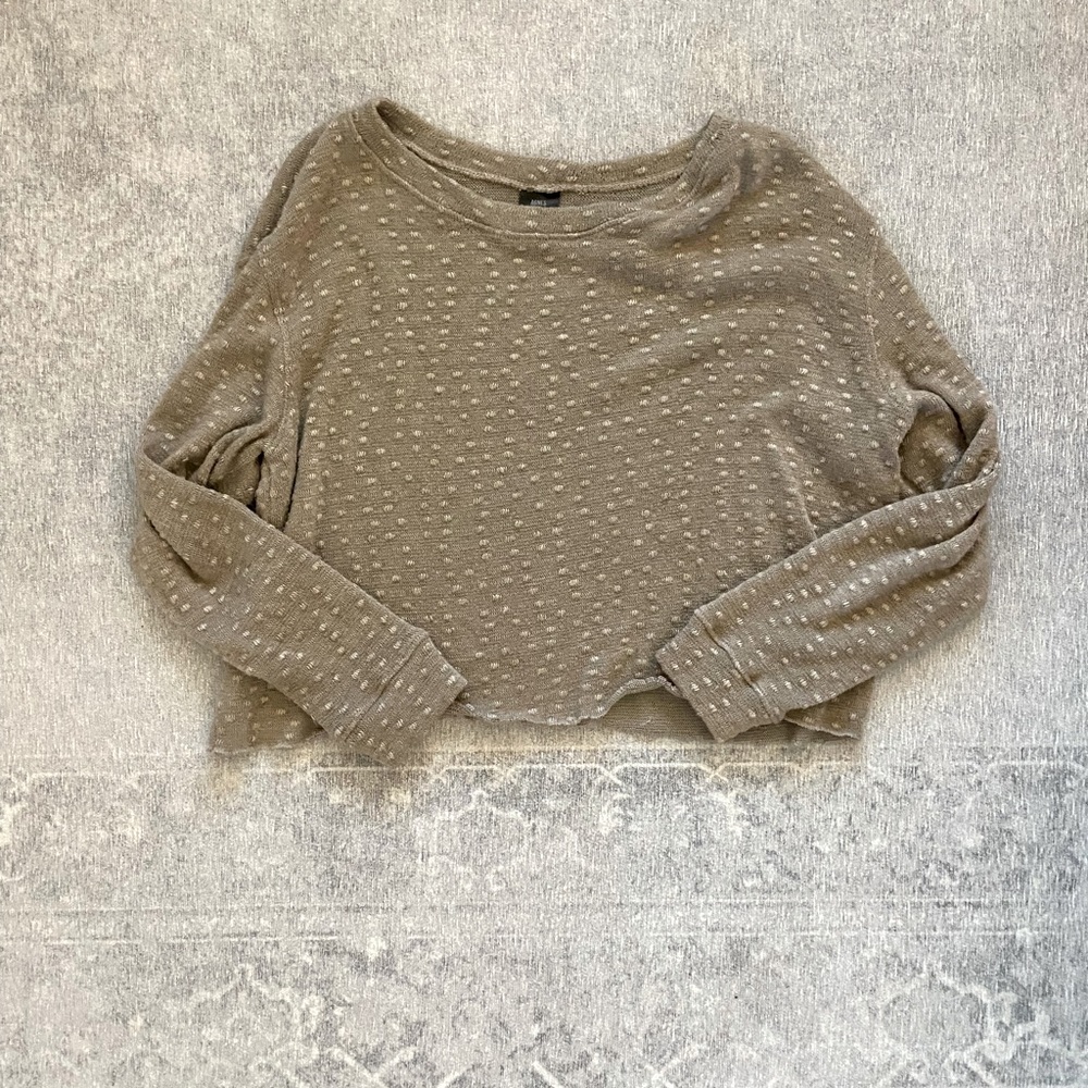 Agnes & Dora Tan lightweight sweater size M